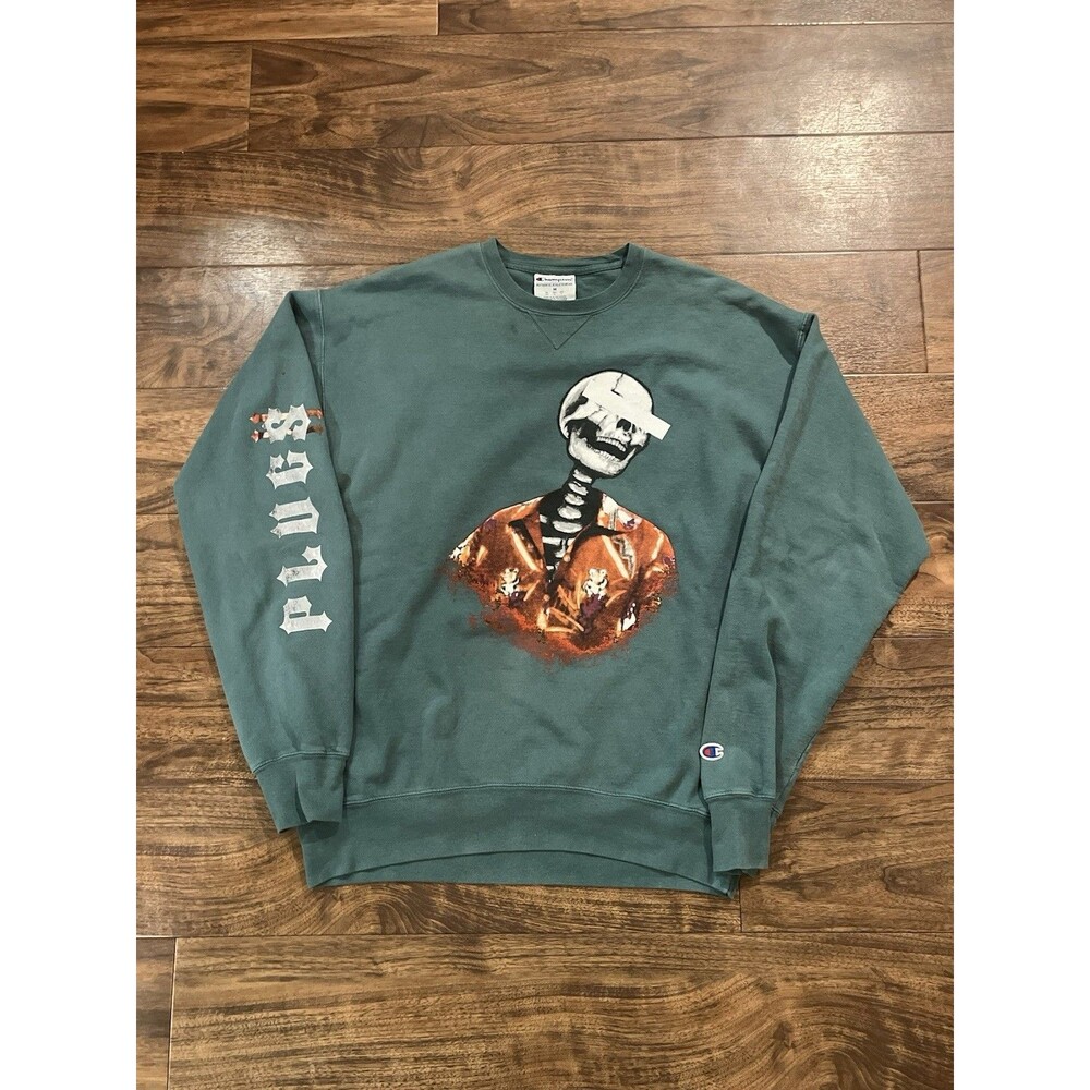 Benny The Butcher Plugs I Met 2 Champion Crewneck Sweatshirt Size Medium